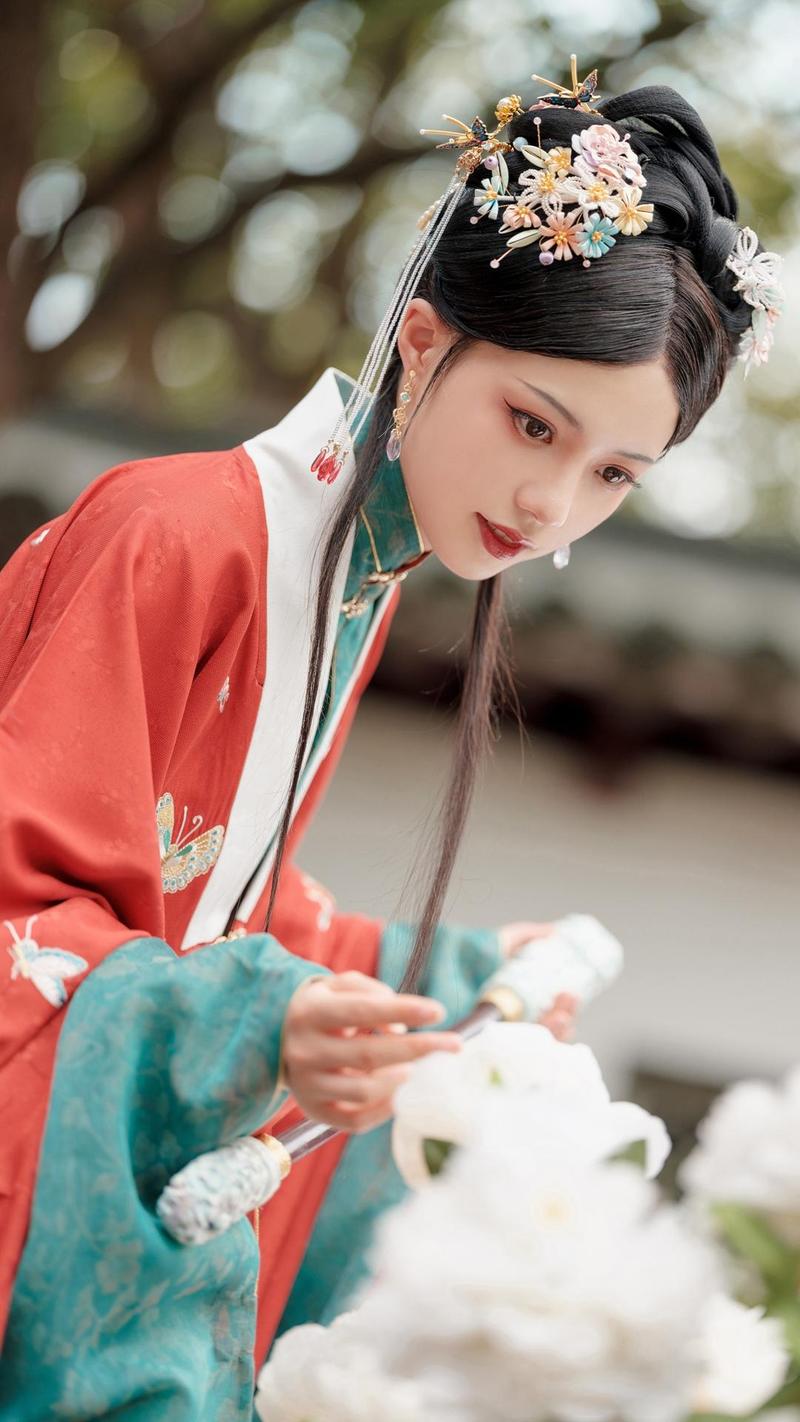 Ancient Style Hanfu Dress Up for Girls in Summer, Ancient Style Hanfu Dresses for Girls in Summer-3