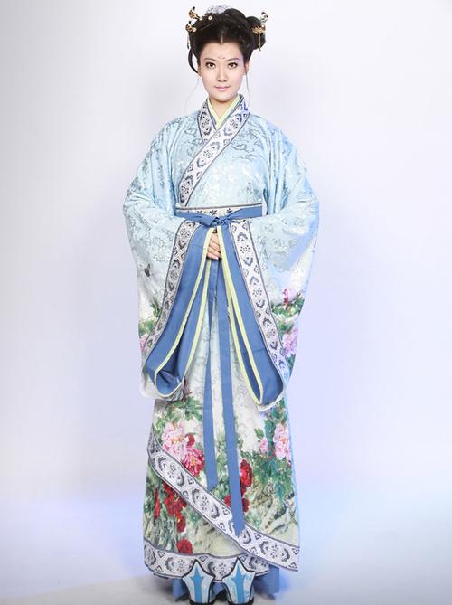 Children’s Hanfu Dress for Girls, Ancient Style Long Dress Set