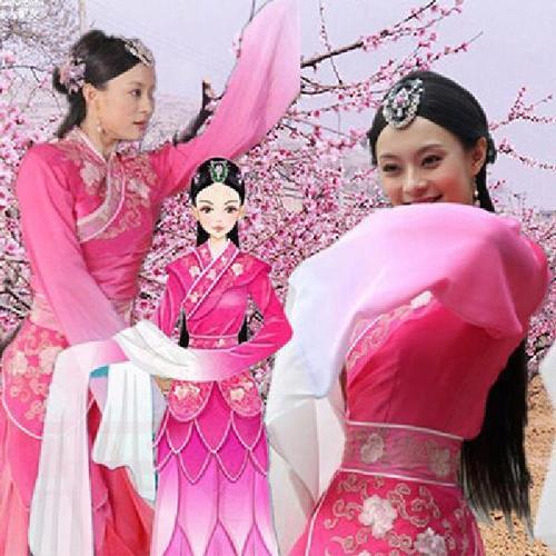 Ink-dyed Traditional Hanfu, Ancient Costumes, and Ancient-styled Dolls-2