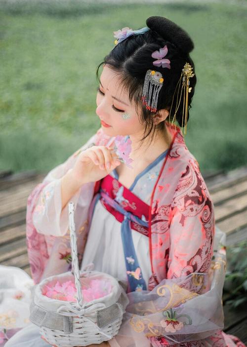 Hanfu Beauty on the Streets of Kyoto, Ancient Chinese Clothing on Foreign Streets