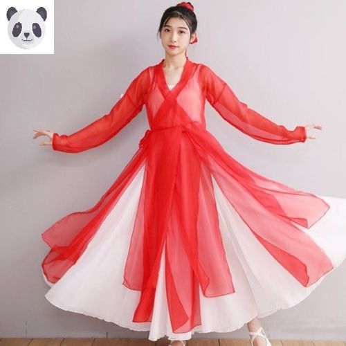 Hanfu Tang Style Dress with Chest-Level Ruqun-3