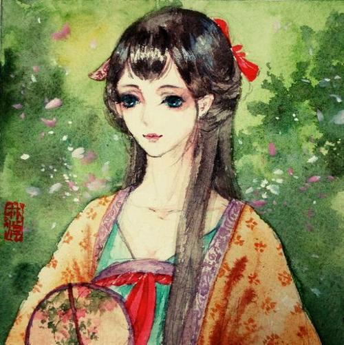 Methods for Drawing Traditional Hanfu Women and Heads in Ancient Style-3