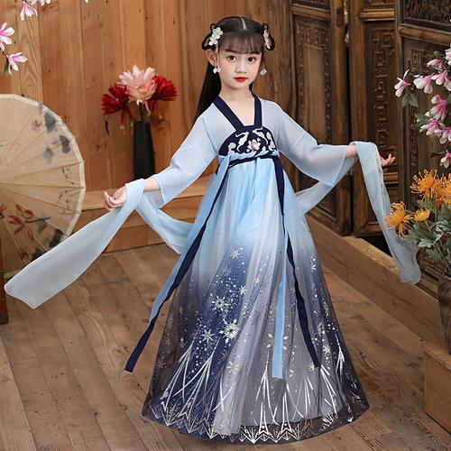 Children Wearing Traditional Hanfu Dresses, How to Wear Modernized Hanfu for Kids-2