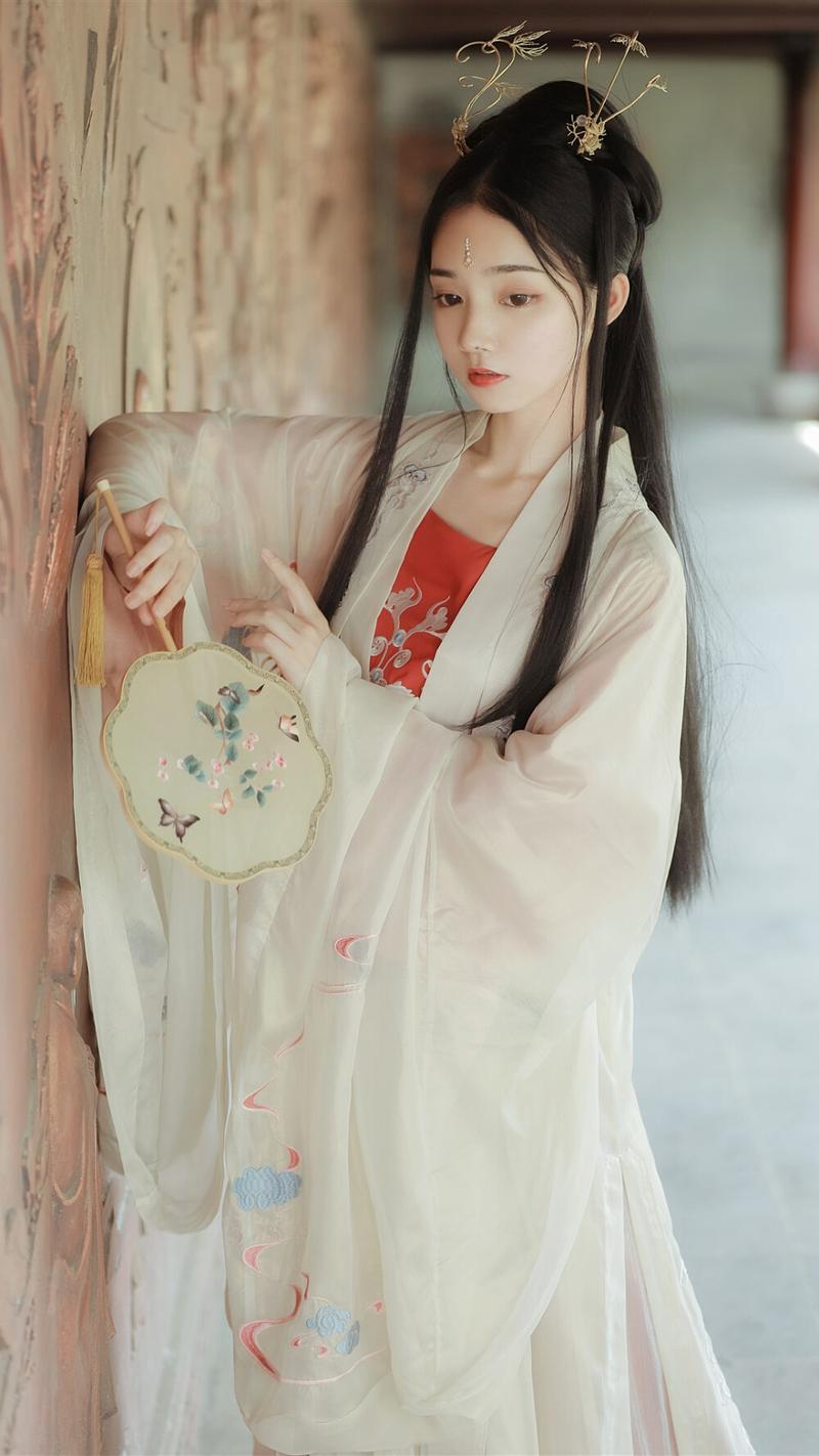 Ancient Costume Wu Zetian Hanfu, Ancient Beauty Wu Zetian Hanfu-3