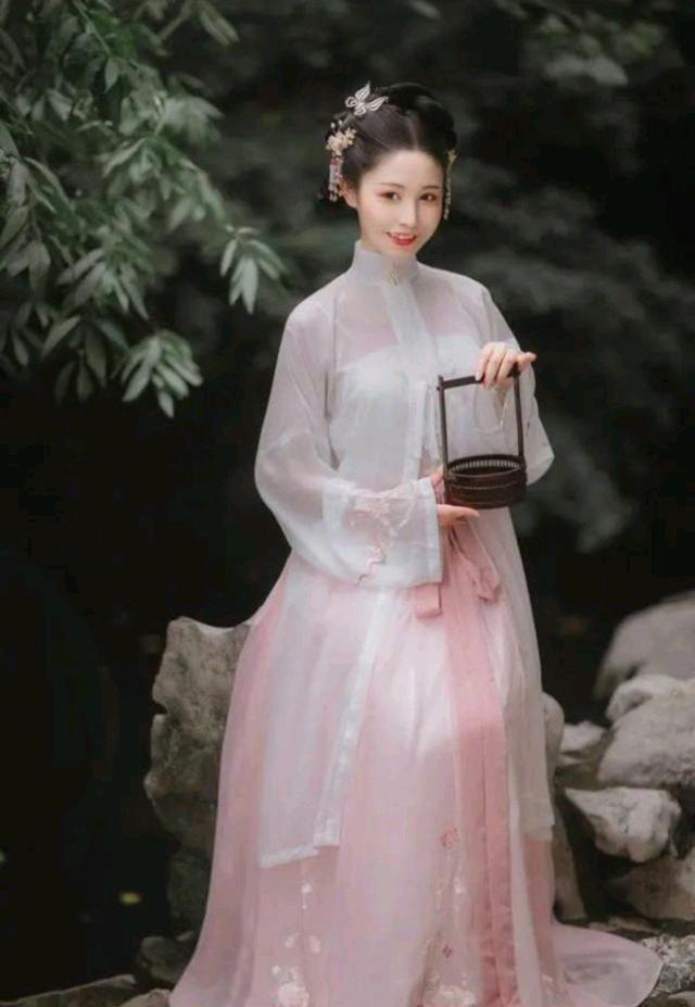 Traditional Hanfu Gauze Skirt Outfit, Ancient Hanfu Adult Consort Gauze Skirt-1