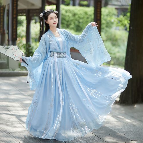 Images of Ancient Style Summer Mesh Princess Hanfu and Ancient Style Summer Hanfu for Young Ladies-3