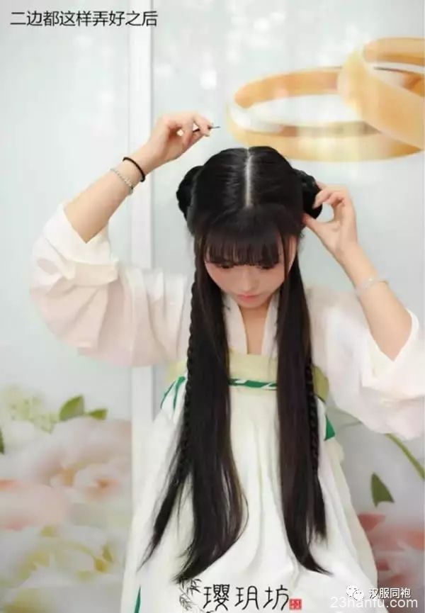 【Hanfu Hairstyle】Strongly Recommended! A Cute Hanfu Hairstyle-8