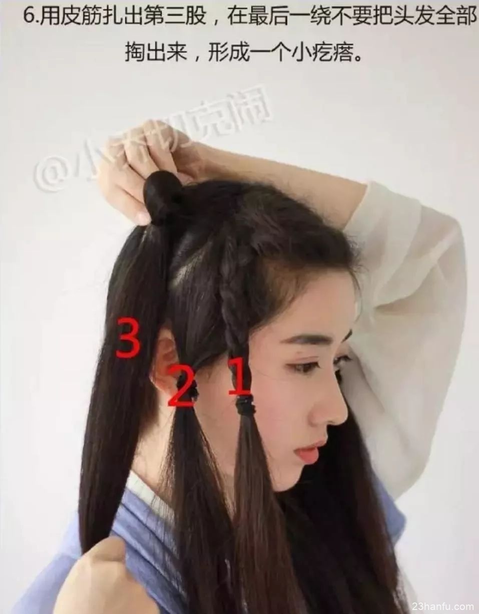 【Hanfu Hairstyles】Several Hairstyles Suitable for Daily Hanfu Outings-35