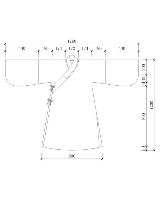 The Most Comprehensive Hanfu Cutting and Pattern Making - Recommended for Collection!-40