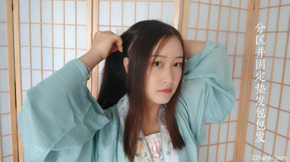 【Hanfu Hairstyle】A Simple and Gentle Hairstyle Tutorial with a Hair Bun-1