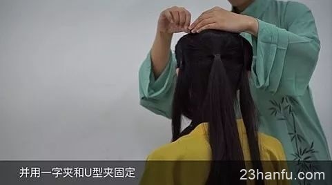 【Hanfu Hairstyles】Gentle Hairstyles Suitable for Ladies with Medium to Long Hair-15