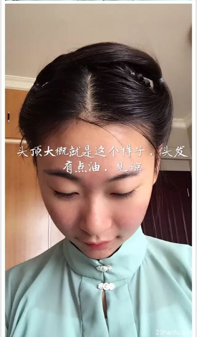 【Hanfu Hairstyle】Simple and Fresh Shoulder-Length Short Hair Tutorial-12