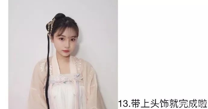 【Hanfu Hairstyles】Sweet Hairstyle Tutorial Suitable for Spring-16