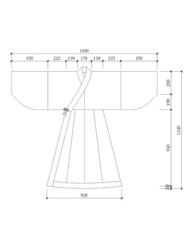 The Most Comprehensive Hanfu Cutting and Pattern Making - Recommended for Collection!-38