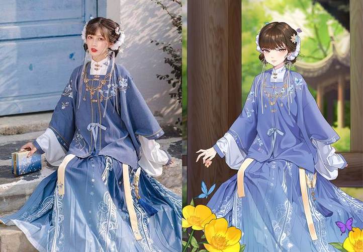 Fashionable Ancient Chinese Costume for Good Fortune, Daughter's Ancient Style Clothing-2