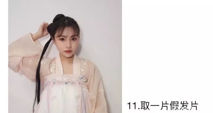 【Hanfu Hairstyles】Sweet Hairstyle Tutorial Suitable for Spring-14