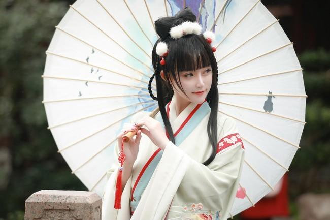 Hanfu Ancient Costume Hairstyles Without Hair Buns, Hanfu Hairstyles Without Hair Buns and Headbands in Ancient Style-3