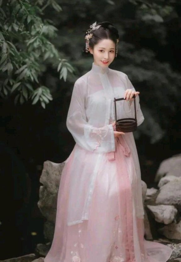 Traditional Hanfu Gauze Skirt Outfit, Ancient Hanfu Adult Consort Gauze Skirt