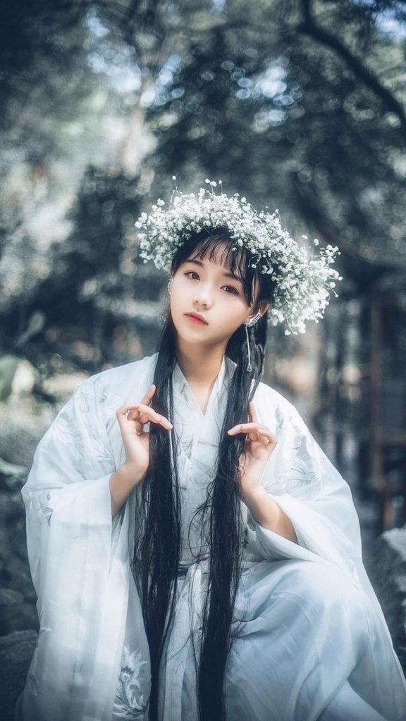 Hanfu Outfit for Autumn, Princess in Traditional Hanfu