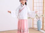 Headwear for 10 to 12 Year Old Hanfu Wearing Primary School Students, Pictures of 13-Year-Old Primary School Students in Traditional Costumes