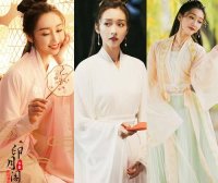 Ink-dyed Traditional Hanfu, Ancient Costumes, and Ancient-styled Dolls