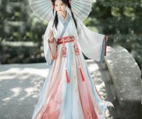 Hanfu with High-Chested Ruqun for Girls