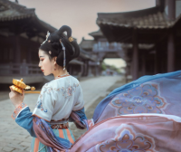 Ancient Costume Hanfu of Ming Dynasty Woman, Ancient Costume Hanfu of Men during the Ming Dynasty Period