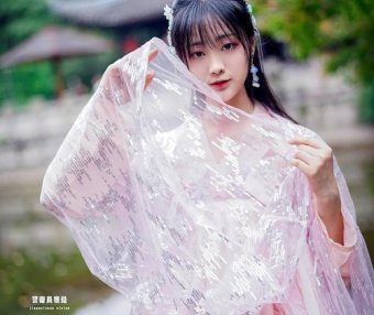 Ancient Style Hanfu with Chest-Level Skirt, Hanfu with Chest-Level Skirt