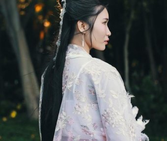 Hanfu with Wei Jin Style, Traditional Clothing with Wide Sleeves from the Wei Jin Era