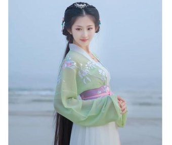 Little Lady in Traditional Hanfu Costume, Little Lady in Hanfu in Nanning