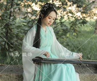 Hanfu Costume Braid for 8-Year-Old Girl, Hanfu Costume for 3-6 Year Old Girls